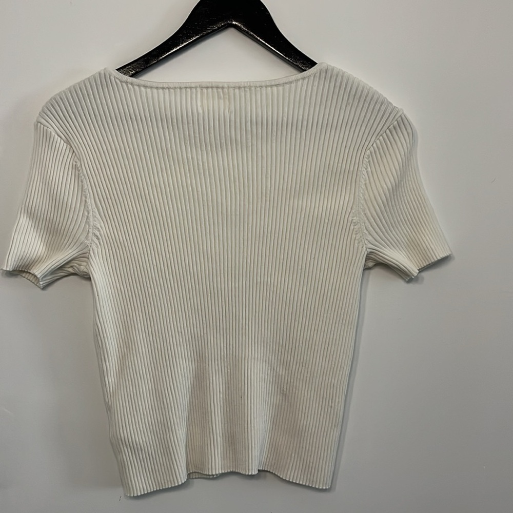*SOLD* H&M Ribbed Knit Open-Loop Top - Picture 4 of 6